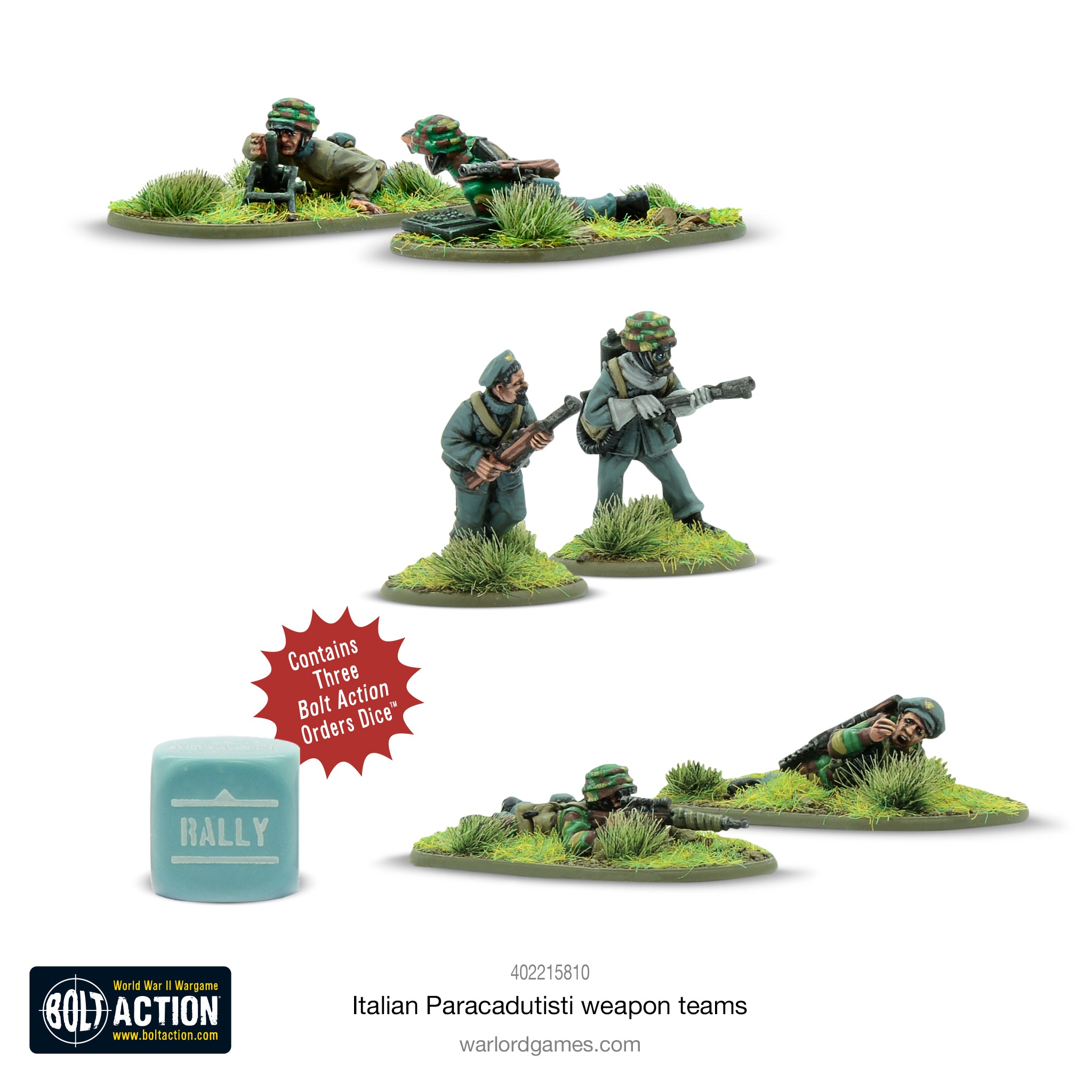 Bolt Action: Italian Paracadutisti Flamethrower, Sniper and Light Mortar Teams - Image 2