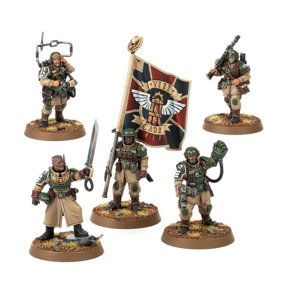 Warhammer 40,000 – Astra Militarum: Cadian Command Squad - Image 2