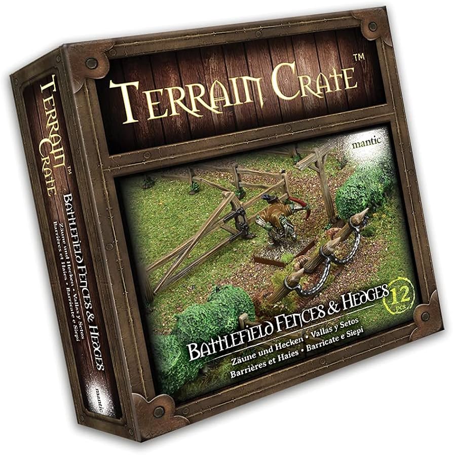 Terrain Crate: Battlefield Fences & Hedges