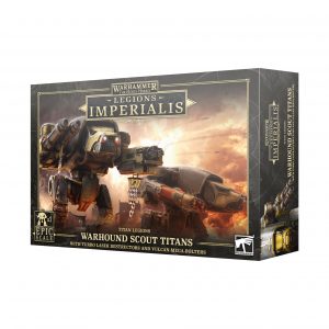 Legions Imperialis – Warhound Scout Titans with Turbo-laser Destructors and Vulcan Mega-bolters