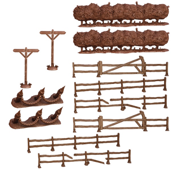 Terrain Crate: Battlefield Fences & Hedges - Image 2