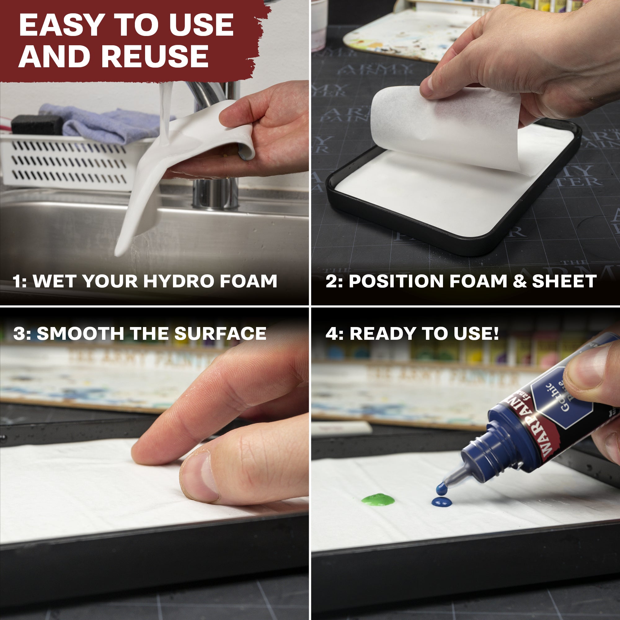 The Army Painter Wet Palette Hydro Bundle & Brush Storage - Image 6