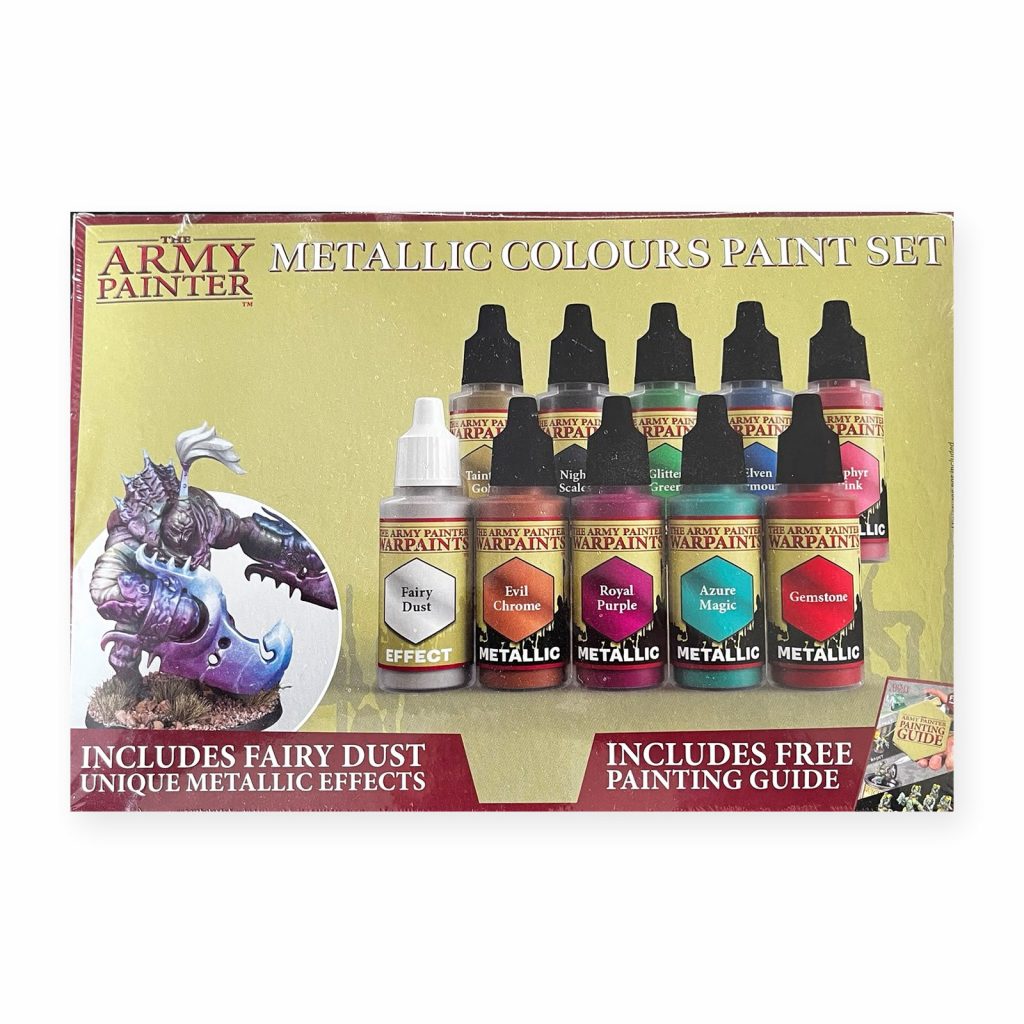 The Army Painter Warpaints Metallic Colours Paint Set box