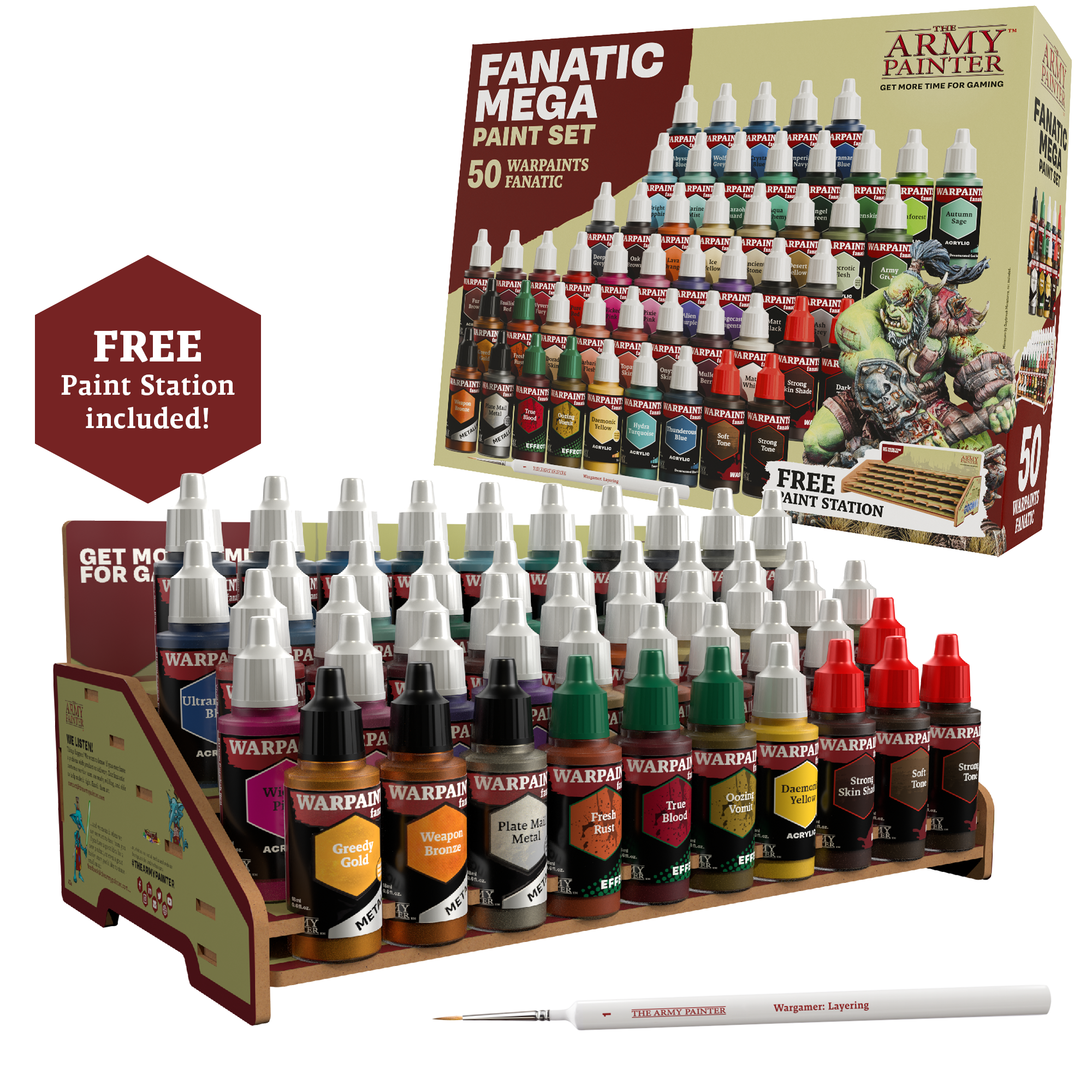 The Army Painter Warpaints Fanatic Mega Paint Set - Image 2
