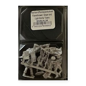 Bolt Action: Italian Paracadutisti Flamethrower, Sniper and Light Mortar Teams