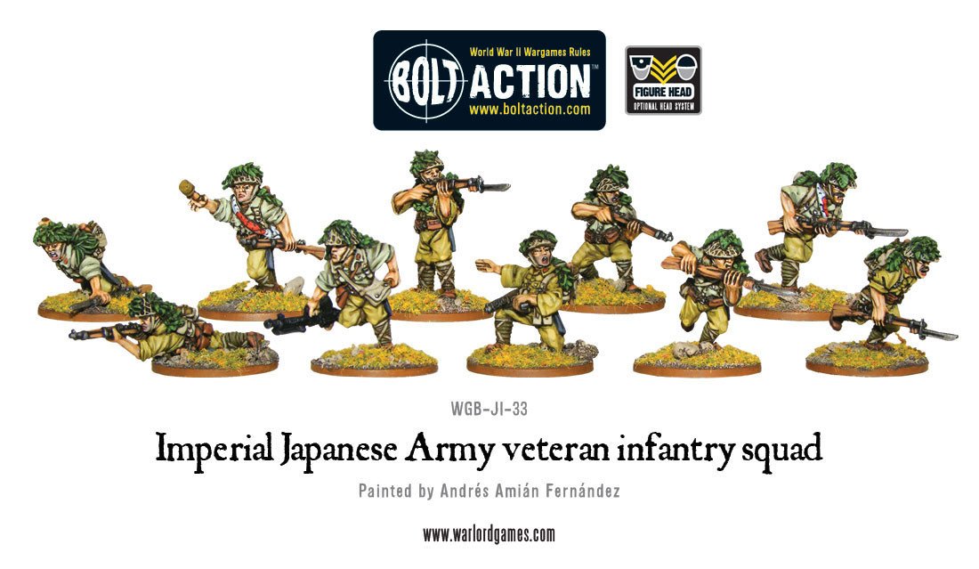 Bolt Action: Japanese Veteran Infantry Squad - Image 2
